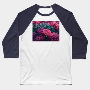 Crimson Chrysanthemums in the morning Baseball T-Shirt